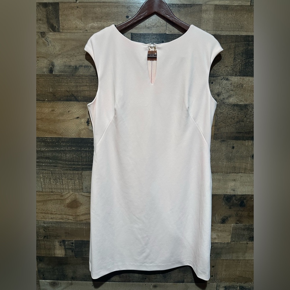 Lauren Ralph Lauren 16 Pink Bodycon Dress Womens